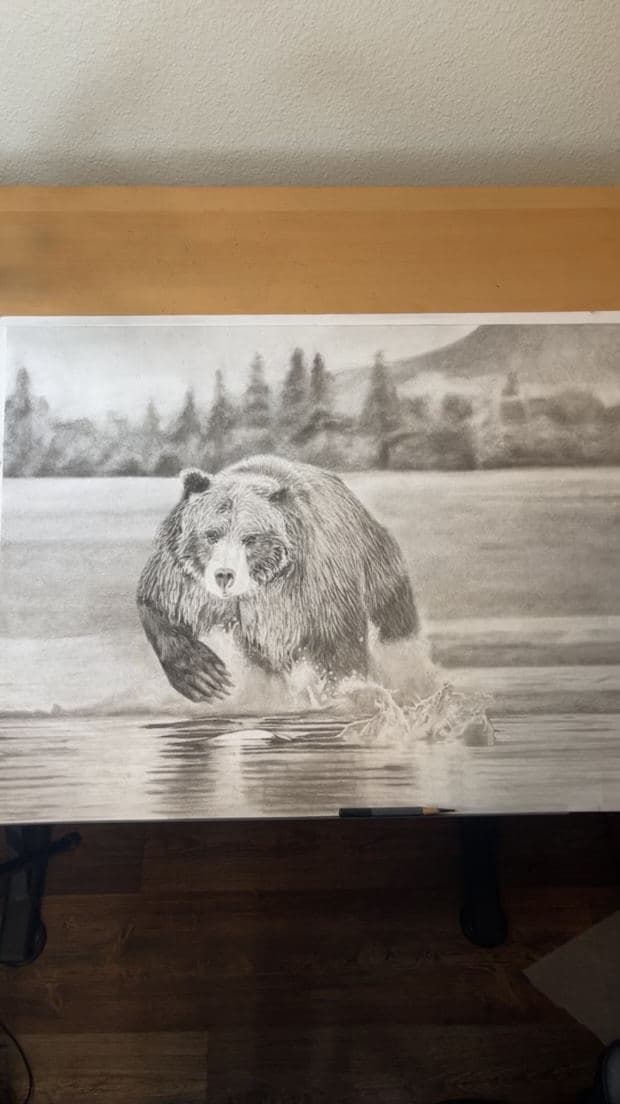 Grizz drawing process stage 6